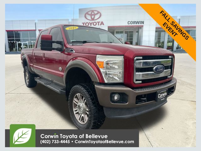 Ruby Red Metallic 2015 Ford F-250 Super Duty Pickup Truck Four-Wheel Drive 6-Speed Automatic Overdrive