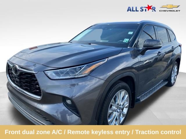 Gray 2023 Toyota Highlander Limited FWD SUV / Crossover Front-Wheel Drive 8-Speed Automatic