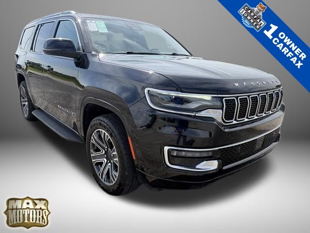 Diamond Black Crystal Pearlcoat 2024 Jeep Wagoneer SUV / Crossover Four-Wheel Drive 8-Speed Automatic