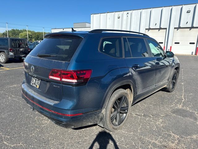 2023 Tourmaline Blue Metallic Volkswagen Atlas 3.6L V6 SEL R-Line AWD SUV