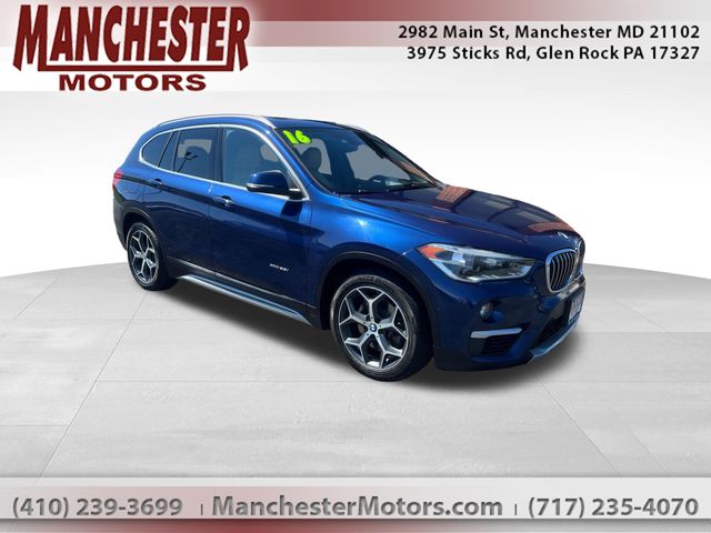 Mediterranean Blue Metallic 2016 BMW X1 xDrive28i AWD SUV / Crossover All-Wheel Drive 8-Speed Automatic