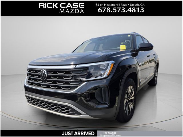 Deep Black 2024 Volkswagen Atlas Cross Sport SUV / Crossover Front-Wheel Drive 8-Speed Automatic