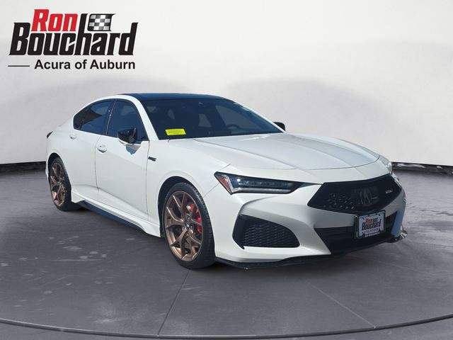 Platinum White Pearl 2023 Acura TLX Type S SH-AWD with High Performance Wheel and Tire Package Sedan All-Wheel Drive Automatic