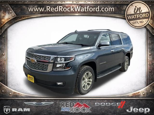Shadow Gray Metallic 2020 Chevrolet Suburban 1500 LT 4WD SUV / Crossover Four-Wheel Drive 6-Speed Automatic Overdrive