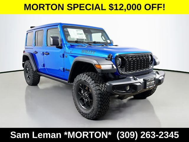 Hydro Blue Pearl Coat 2026 Jeep Wrangler SUV / Crossover Four-Wheel Drive 8-Speed Automatic