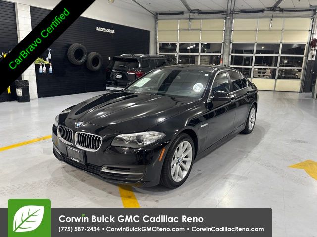 Jet Black 2014 BMW 5 Series Sedan Rear-Wheel Drive 8-Speed Automatic