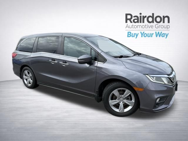 Pacific Pewter Metallic 2020 Honda Odyssey EX FWD Minivan Front-Wheel Drive Automatic