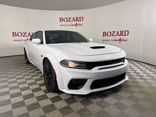 2021 White Knuckle Clearcoat Dodge Charger R/T Scat Pack Widebody Sedan