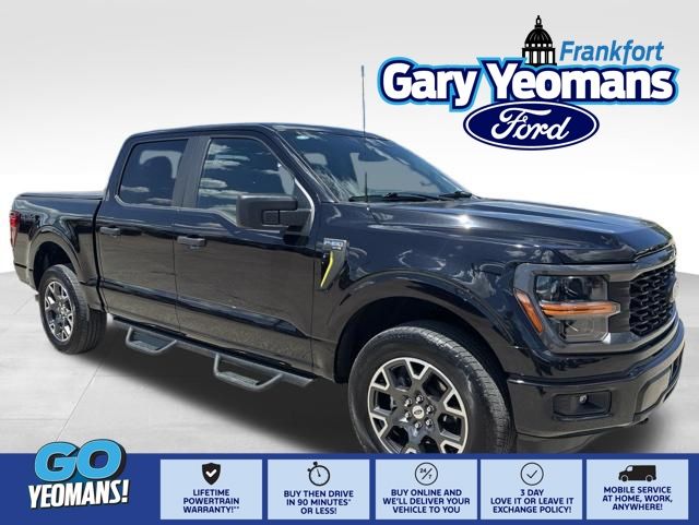 Agate Black Metallic 2025 Ford F-150 Pickup Truck Four-Wheel Drive Automatic
