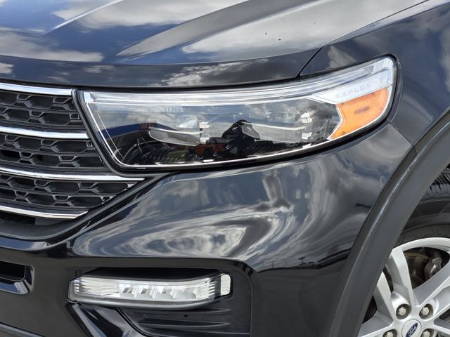 2023 Agate Black Metallic Ford Explorer XLT RWD SUV