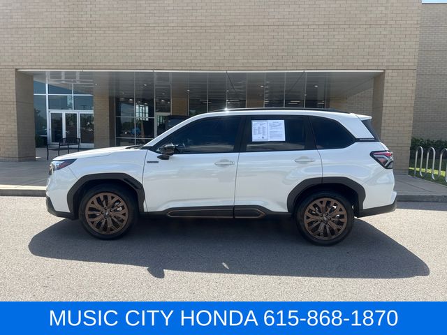 Crystal White Pearl 2025 Subaru Forester Hybrid SUV / Crossover All-Wheel Drive Continuously Variable Transmission