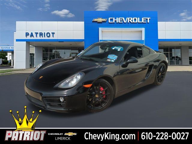 Black 2015 Porsche Cayman S Coupe Rear-Wheel Drive 7-Speed Automatic