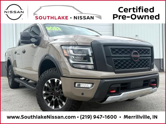 Baja Storm 2023 Nissan Titan PRO-4X Crew Cab 4WD Pickup Truck Four-Wheel Drive 9-Speed Automatic