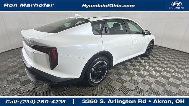 Snow White Pearl 2025 Kia K4 EX FWD Sedan Front-Wheel Drive Continuously Variable Transmission