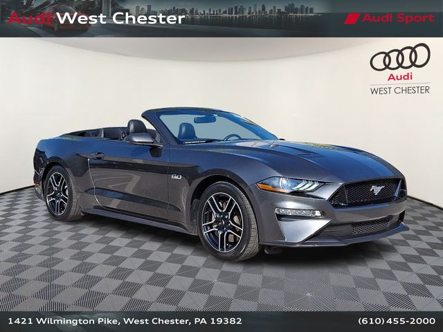 Gray (Magnetic Metallic) 2018 Ford Mustang GT Premium Convertible RWD Convertible Rear-Wheel Drive 6-Speed Manual