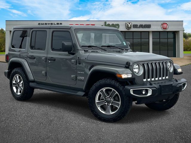 Sting-Gray Clearcoat 2020 Jeep Wrangler Unlimited Sahara 4WD SUV / Crossover Four-Wheel Drive 8-Speed Automatic
