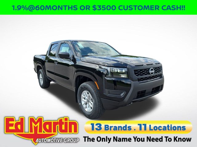 Super Black 2026 Nissan Frontier Pickup Truck Four-Wheel Drive 9-Speed Automatic Overdrive
