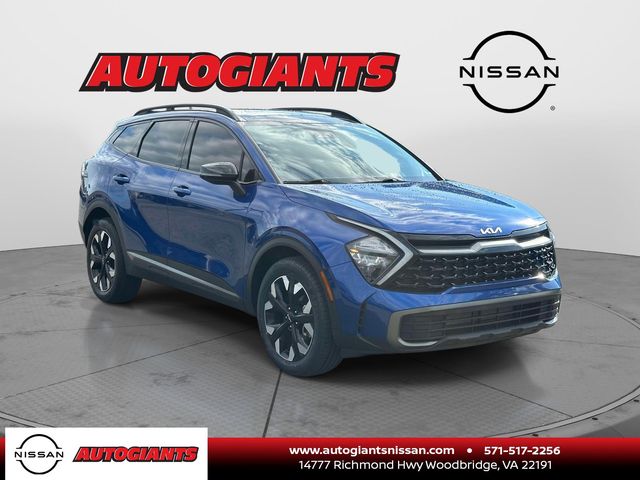 Sapphire Blue 2023 Kia Sportage SUV / Crossover All-Wheel Drive 8-Speed Automatic