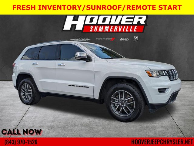 Bright White Clearcoat 2021 Jeep Grand Cherokee Limited RWD SUV / Crossover 4X2 8-Speed Automatic
