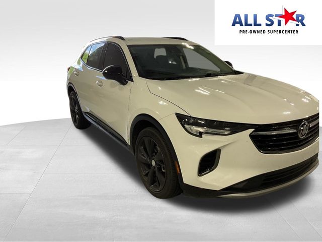 Summit White 2021 Buick Envision Preferred FWD SUV / Crossover Front-Wheel Drive 9-Speed Automatic