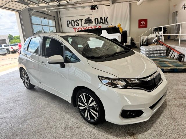 Platinum White Pearl 2019 Honda Fit EX FWD Hatchback Front-Wheel Drive Continuously Variable Transmission