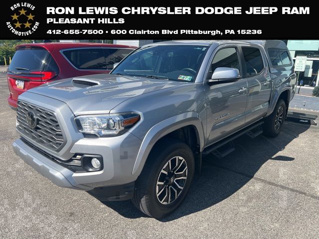 Silver Sky Metallic 2021 Toyota Tacoma TRD Sport Double Cab 4WD Pickup Truck Four-Wheel Drive 6-Speed Automatic