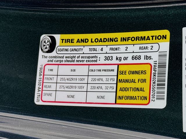 2019 Dark Highland Green Ford Mustang Bullitt RWD Coupe