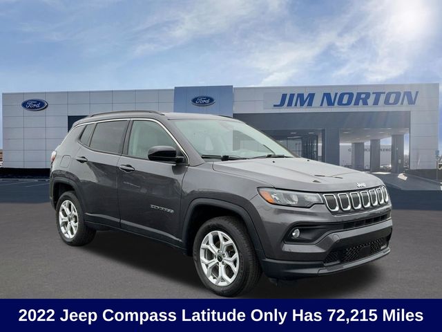 Gray (Granite Crystal Metallic Clearcoat) 2022 Jeep Compass Latitude 4WD SUV / Crossover Four-Wheel Drive 9-Speed Automatic