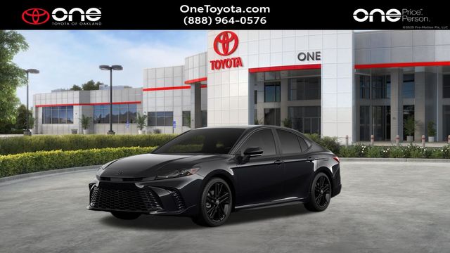 Midnight Black Metallic 2026 Toyota Camry Sedan All-Wheel Drive Continuously Variable Transmission