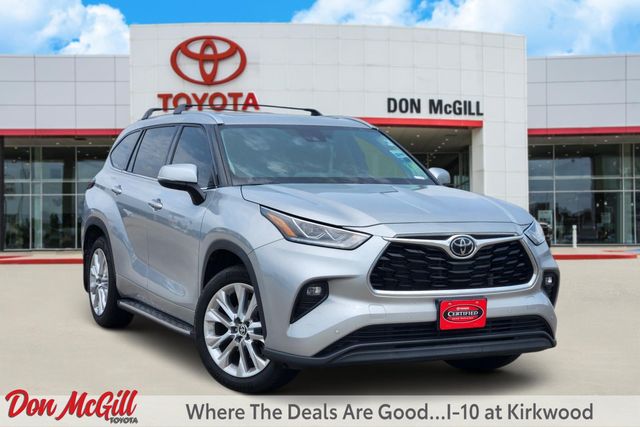 2025 Toyota Highlander Limited Silver at Monument Chevrolet