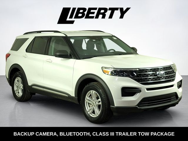 Oxford White 2020 Ford Explorer XLT AWD SUV / Crossover All-Wheel Drive Automatic