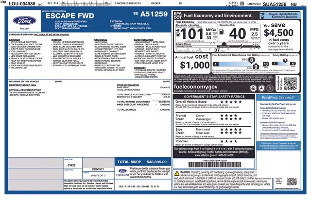 New 2025 Gray Ford Base image 24