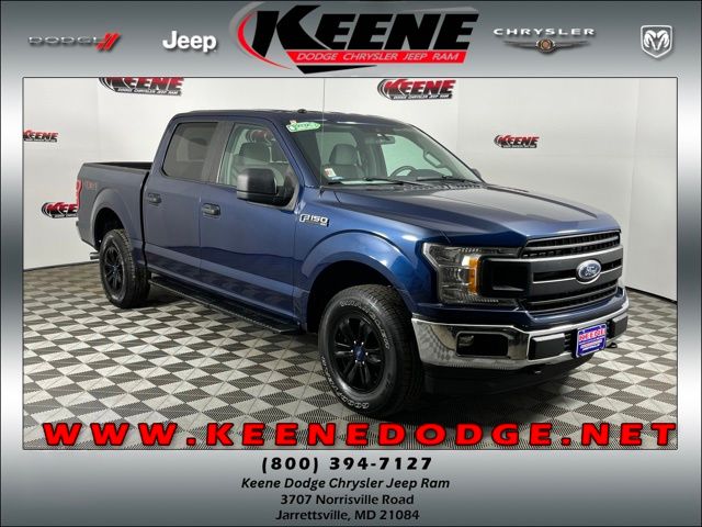 Blue Jeans Metallic 2019 Ford F-150 XL SuperCrew 4WD Pickup Truck Four-Wheel Drive 6-Speed Automatic