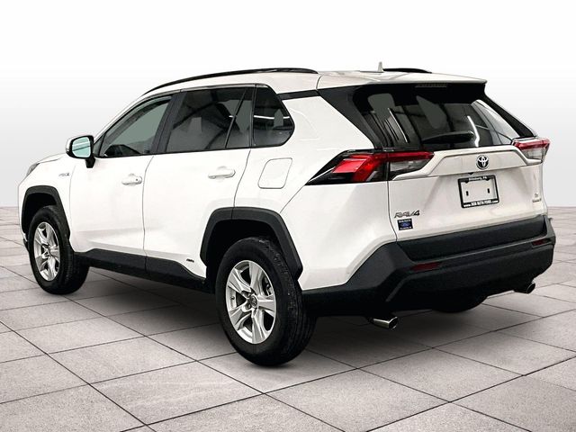 2021 Toyota RAV4 Hybrid LE White at Phil Fitts Ford