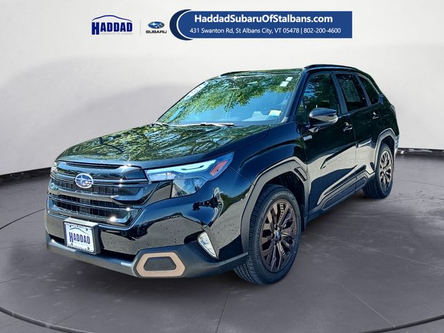 Crystal Black Silica 2025 Subaru Forester Hybrid SUV / Crossover All-Wheel Drive Continuously Variable Transmission