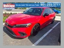 Rallye Red 2024 Honda Civic Sedan Front-Wheel Drive Continuously Variable Transmission