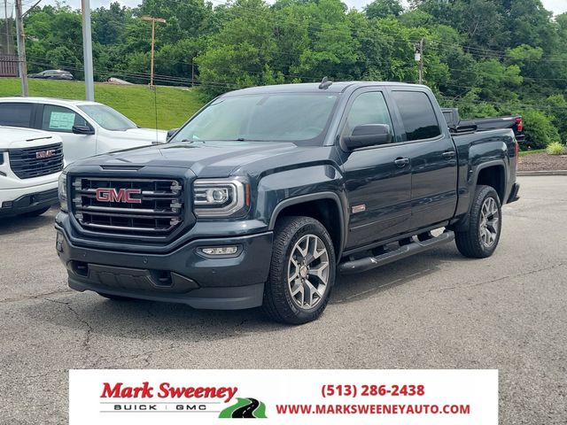 Dark Slate Metallic 2017 GMC Sierra 1500 SLT Crew Cab 4WD Pickup Truck Four-Wheel Drive 8-Speed Automatic Overdrive