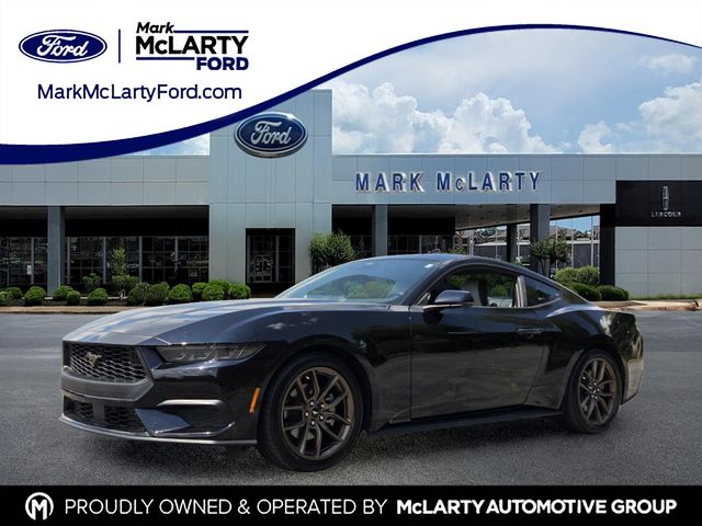 Shadow Black 2025 Ford Mustang Coupe Rear-Wheel Drive Automatic