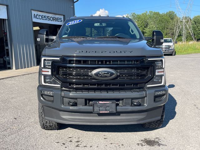 2021 Ford F-250SD Lariat - Gray Metallic exterior view 2