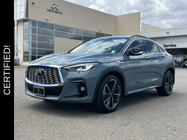 Slate Gray 2023 INFINITI QX55 SUV / Crossover All-Wheel Drive Continuously Variable Transmission