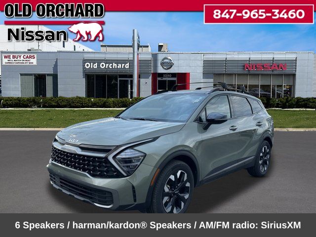 Jungle Green 2024 Kia Sportage Hybrid Plug-In X-Line AWD SUV / Crossover All-Wheel Drive 6-Speed Automatic