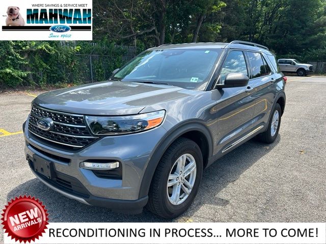 Gray Metallic 2023 Ford Explorer XLT AWD SUV / Crossover All-Wheel Drive Automatic