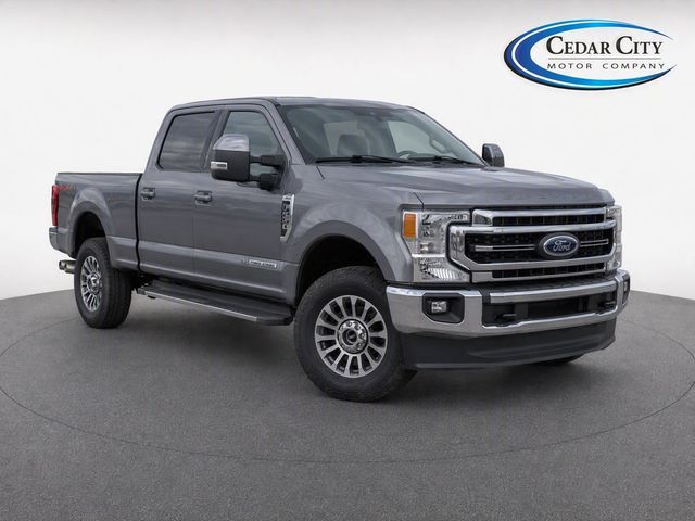 Gray Metallic 2021 Ford F-250 Super Duty Pickup Truck Four-Wheel Drive Automatic