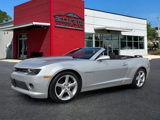 Silver Ice Metallic 2015 Chevrolet Camaro 1LT Convertible RWD Convertible Rear-Wheel Drive 6-Speed Automatic