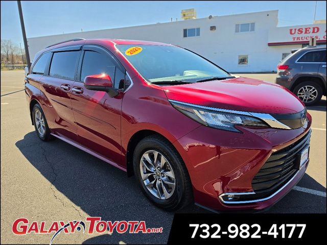 Red 2023 Toyota Sienna XLE 7-Passenger AWD Minivan All-Wheel Drive Continuously Variable Transmission