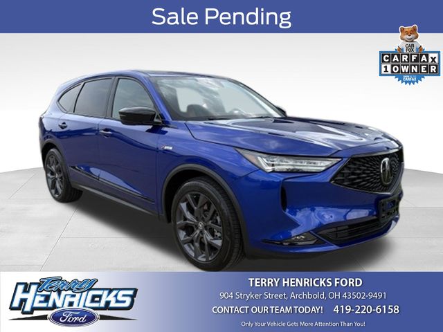 Apex Blue Pearl 2023 Acura MDX SUV / Crossover All-Wheel Drive Automatic