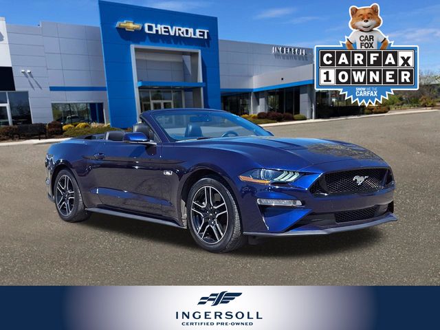 Kona Blue Metallic 2020 Ford Mustang GT Premium Convertible RWD Convertible Rear-Wheel Drive 6-Speed Manual
