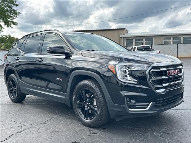 Black (Ebony Twilight Metallic) 2023 GMC Terrain AT4 AWD SUV / Crossover All-Wheel Drive 9-Speed Automatic