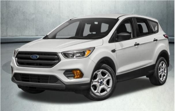 White Platinum Clearcoat Metallic 2019 Ford Escape SUV / Crossover Front-Wheel Drive 6-Speed Automatic