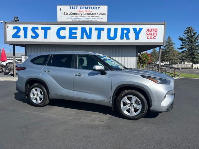 Celestial Silver Metallic 2023 Toyota Highlander Hybrid SUV / Crossover All-Wheel Drive Continuously Variable Transmission
